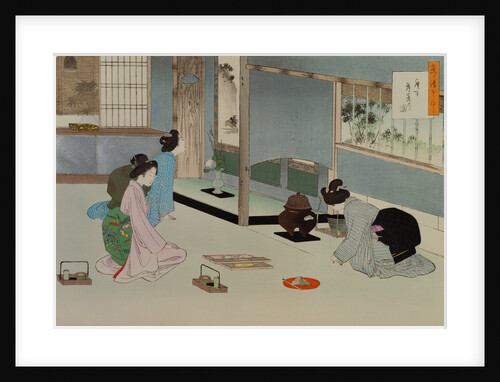 Tea Ceremony by Mizuno Toshikata