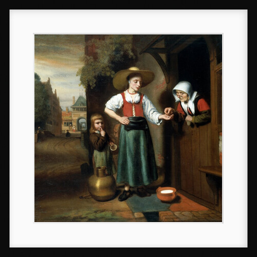 The Milkwoman by Nicolaes Maes
