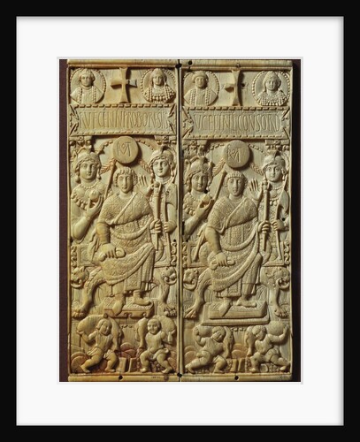 Consular diptych of Rufus Gennadius Probus Orestes. Rome, Italy, 530 by Anonymous