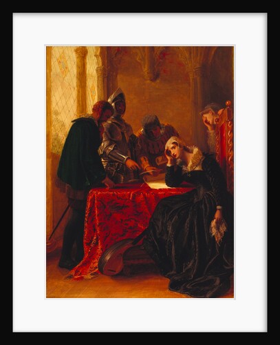 Mary Queen of Scots at Loch Leven Castle by Joseph Severn