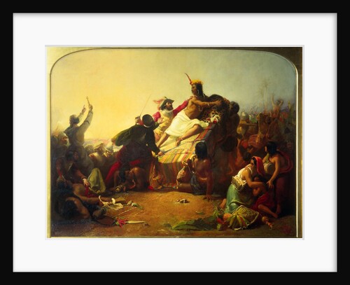Pizarro Seizing The Inca of Peru by John Everett Millais