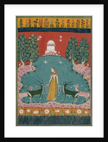 Kakubha Ragini. Central India, late 17th century by Unknown