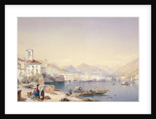 Lake of Lugano by Thomas Leeson Rowbotham