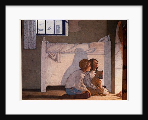 The Children by the Fireside recounting their Adventures by Frederick Cayley Robinson