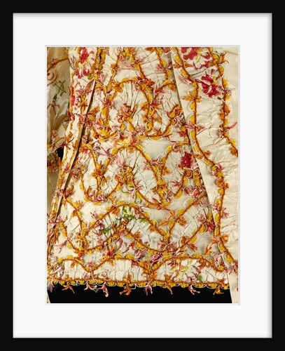 Gown and Stomacher, detail. England, mid-18th century by Unknown