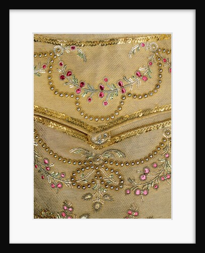 Waistcoat, detail. England, late 18th century by Unknown