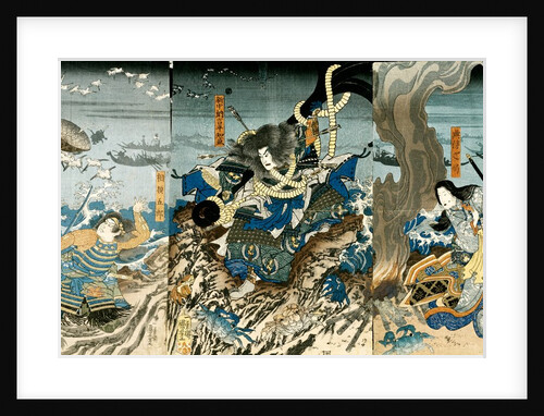 The Battle of Dan-No-Ura by Utagawa Kuniyoshi