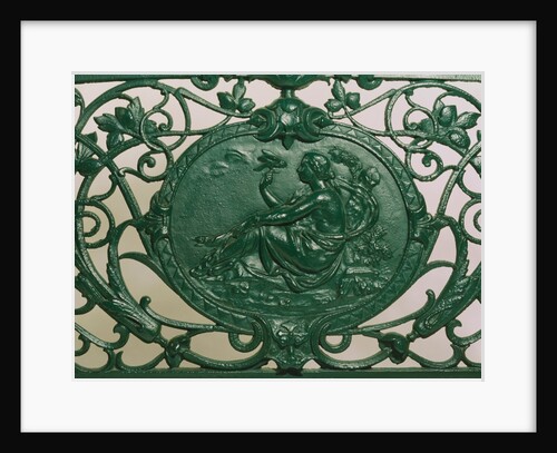 Bench, detail. England, late 19th century by Unknown