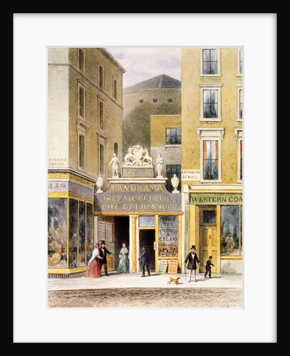 Cranbourne Street - Entrance to Burford's Panorama by T. H. Shepherd