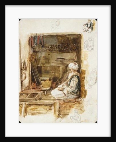 Old Merchant in the Souk by William Wyld