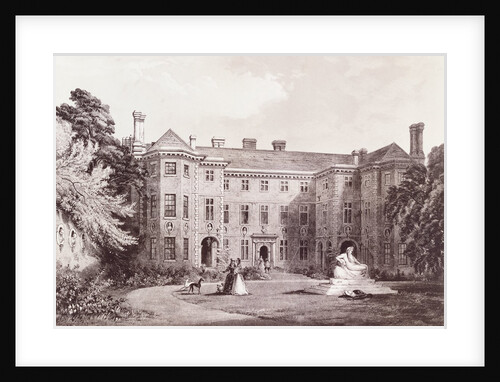General view of Ham House. Surrey, England, 19th century by Anonymous