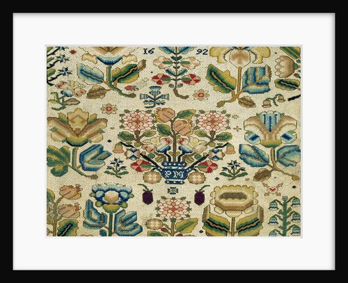 Embroidered box by Parnell Mackett