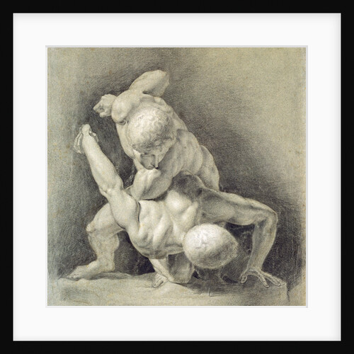 Study of the cast of The Pancastinae or Wrestlers by William Mulready