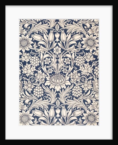 Sunflower wallpaper, by William Morris. England, 19th century by William Morris