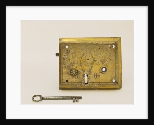 Lock and key. England, late 17th century by Unknown