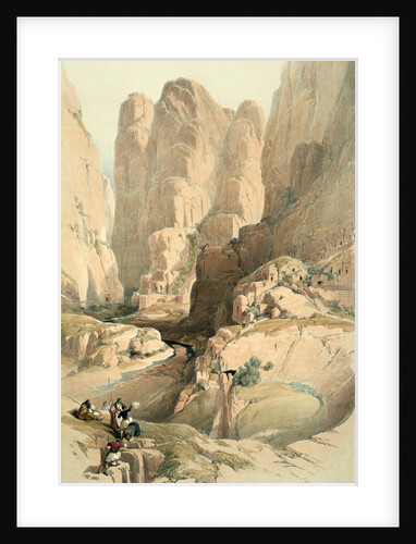 Entrance Into Petra by Charles Hamilton Smith