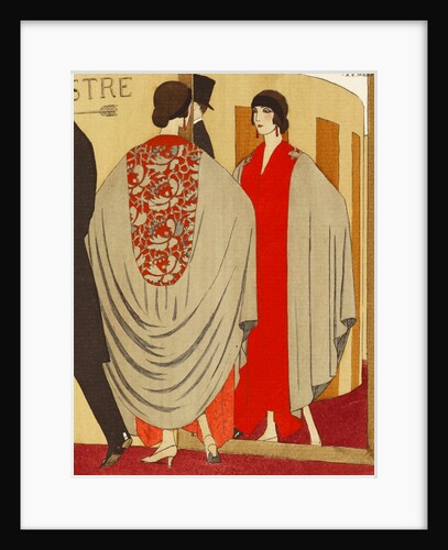 La Glace On Coup D`Oucril En Passant from Gazette Du Bon Ton. France, 1922 by Anonymous