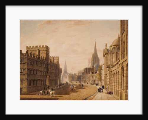 High Street, Oxford by Augustus Charles Pugin