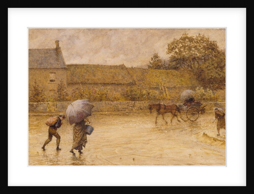 A Rainy Day by Frederick Walker