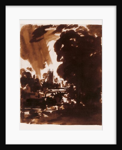 View of The Stour With Dedham Church in the Distance by John Constable