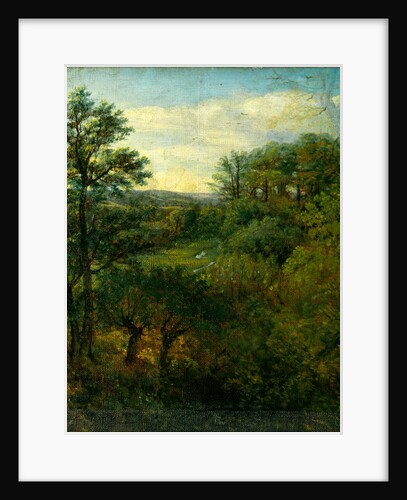 Valley Scene with Trees by John Constable