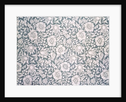 Mallow wallpaper specimen by Kate Faulkner