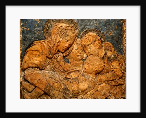 The Virgin and Child with the infant by Bartolomeo Bellano