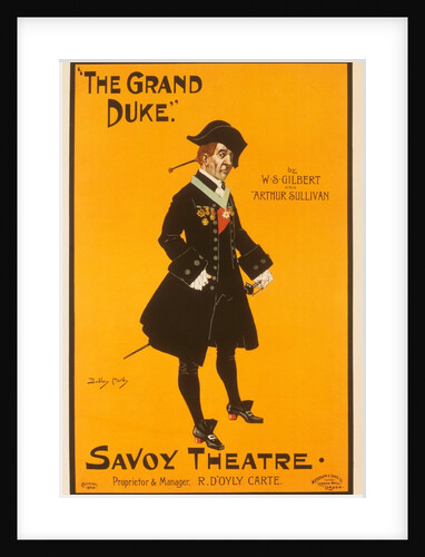 The Grand Duke. England, late 19th century by Dudley Hardy