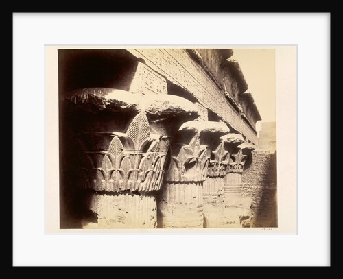 Portion of the Portico of the Temple by Francis Bedford