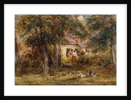 Watermill in North Wales by David Cox