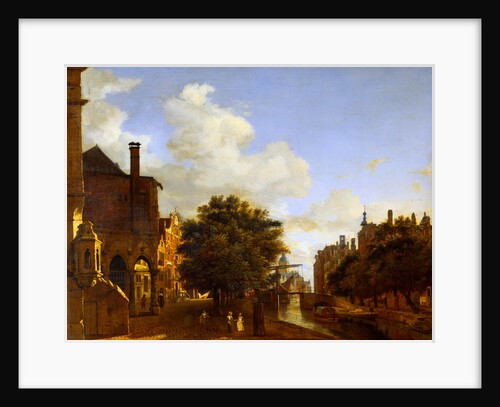 Architectural Fantasy by Jan van der Heyden