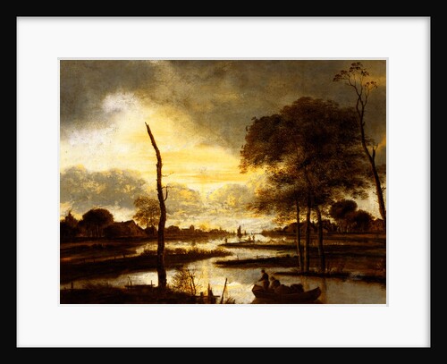 River Views, Evening by Aert van der Neer