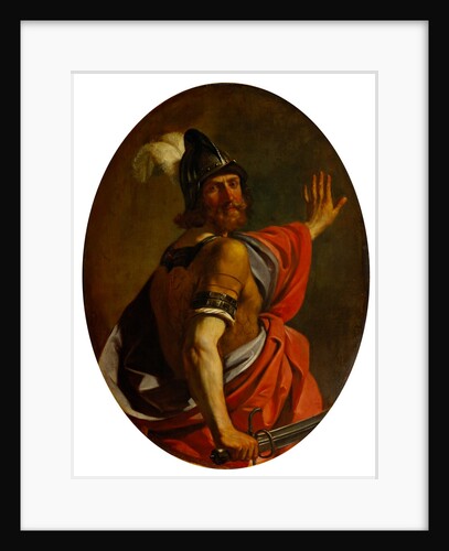 Mars as a warrior by Guercino
