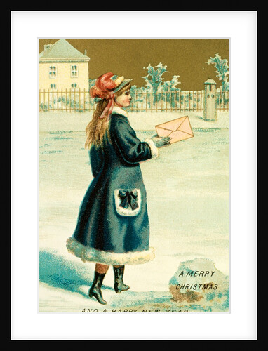 Christmas Card. England, 19th century by Unknown
