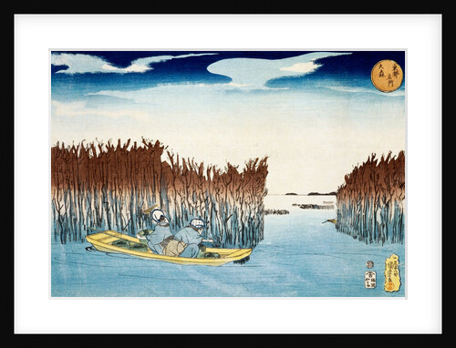 Seaweed Gathers at Omori by Utagawa Kuniyoshi