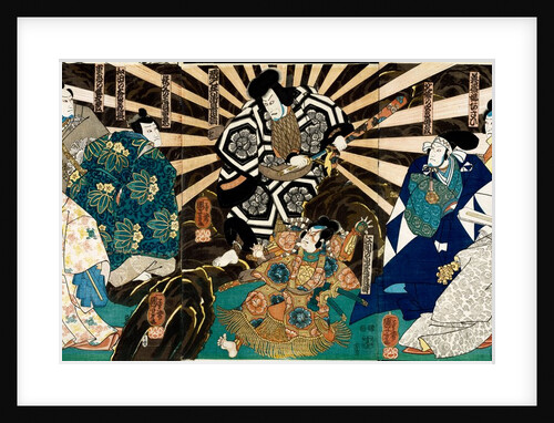 Scene from Èich¶ Sakae Kagekiyo by Utagawa Kuniyoshi