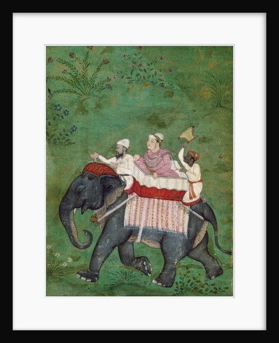 Nobleman on an elephant by Unknown