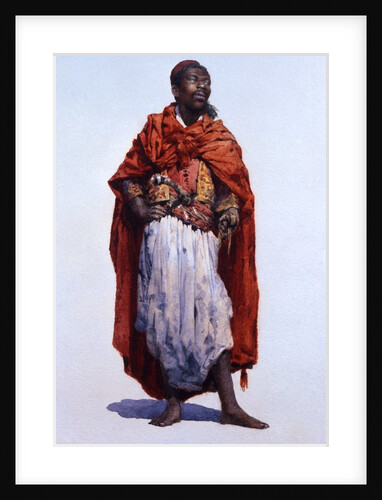 North African man in travelling costume by William Wiehe Collins