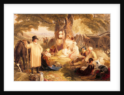 Haymakers at Dinner by Thomas Uwins