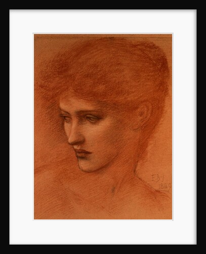 Study of a Female Head by Edward Coley Burne-Jones