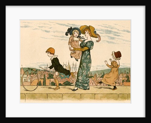 On The Wall Top from Marigold Garden by Kate Greenaway