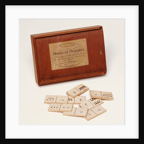 Game of Musical Dominoes. London, 1793 by Unknown