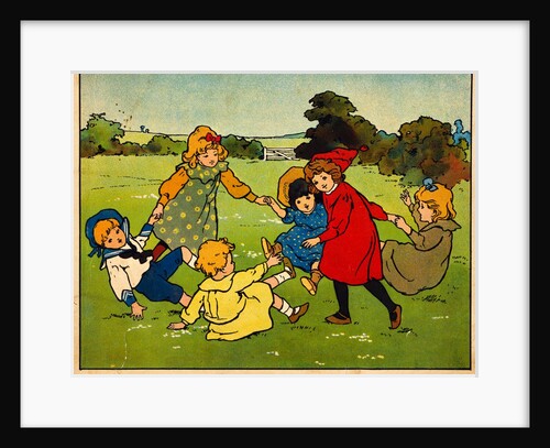 Children playing Ring-A-Ring-A-Roses. Germany, early 20th century by Anonymous