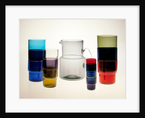 Pitcher & Stacking tumblers by Saara Hopea