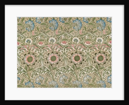 Corn cockle furnishing fabric by William Morris