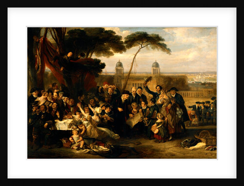 The Chelsea pensioners commemorating Trafalgar by John Burnet