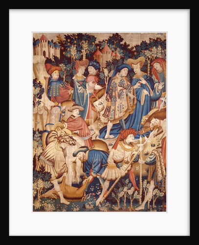 Devonshire Hunting Tapestry detail by Anonymous
