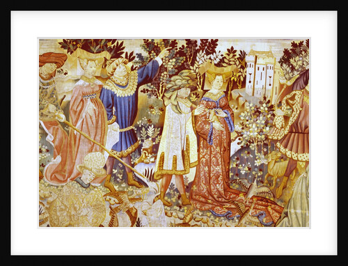Devonshire Hunting Tapestry detail by Anonymous