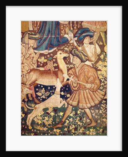 Devonshire Hunting Tapestry detail by Anonymous