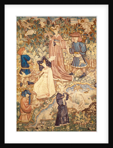 Devonshire Hunting Tapestry detail by Anonymous